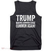 Trump Making Common Sense Common Again Tank Top thumb 0