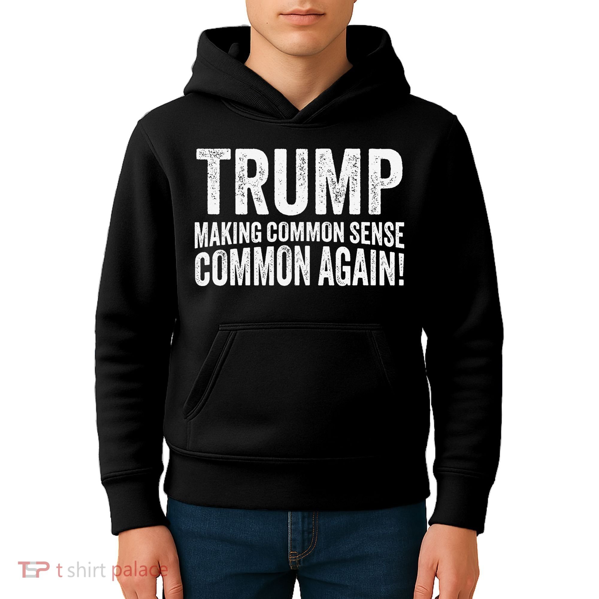 Trump Making Common Sense Common Again Kids Hoodie