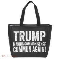 Trump Making Common Sense Common Again Tote Bag thumb 0