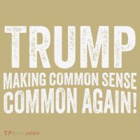 Trump Making Common Sense Common Again Polo thumb 2