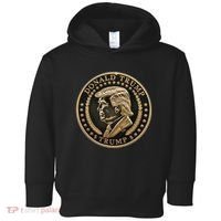 $Trump Meme Coin President Donald Trump Toddler Hoodie thumb 0