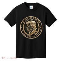 $Trump Meme Coin President Donald Trump Kids T-Shirt thumb 0