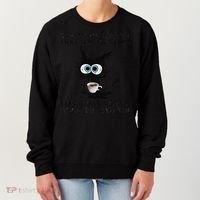 Touch My Coffee I Will Slap You So Hard Black Cat Coffee Tee Women's Sweatshirt thumb 0