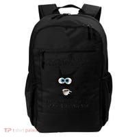 Touch My Coffee I Will Slap You So Hard Black Cat Coffee Tee Backpack thumb 0