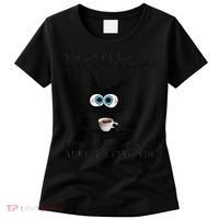 Touch My Coffee I Will Slap You So Hard Black Cat Coffee Tee Women's T-Shirt thumb 0