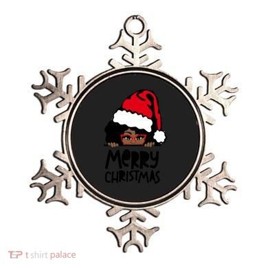 That Melanin Christmas Mrs Claus Santa Black Peeking Claus Cool Gift Ornament