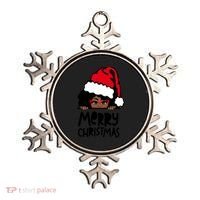 That Melanin Christmas Mrs Claus Santa Black Peeking Claus Cool Gift Ornament thumb 0