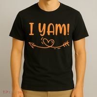 Thanksgiving Matching Couple SheS My Sweet Potato I Yam Set T-Shirt thumb 3