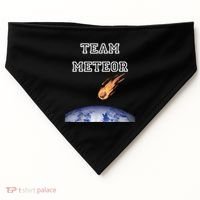Team Meteor Crashing Into Planet USA-Made Doggie Bandana thumb 0