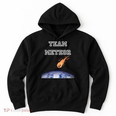 Team Meteor Crashing Into Planet Hoodie
