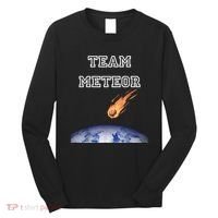 Team Meteor Crashing Into Planet Long Sleeve Shirt thumb 0