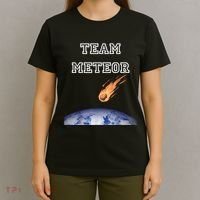 Team Meteor Crashing Into Planet T-Shirt thumb 4
