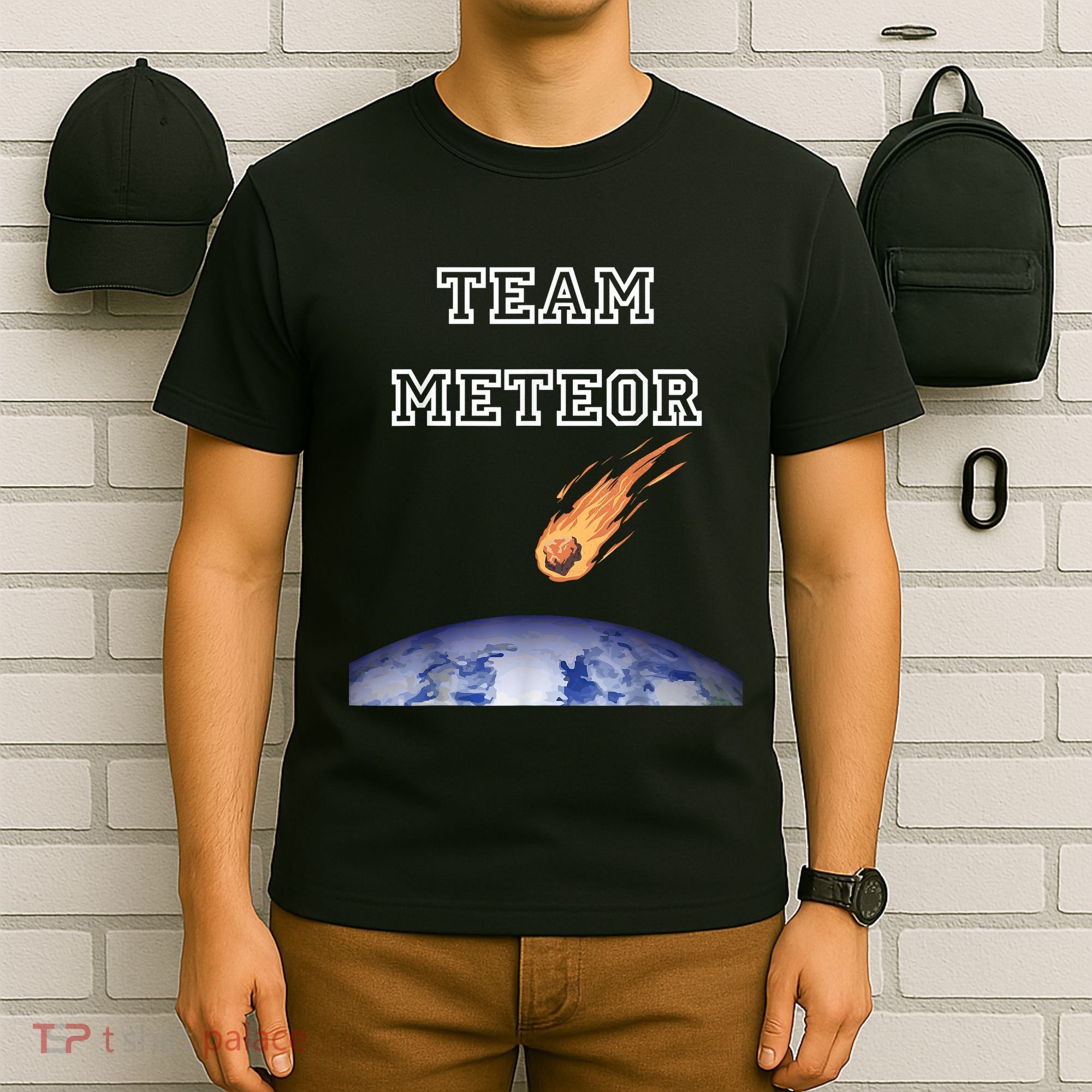 Team Meteor Crashing Into Planet T-Shirt