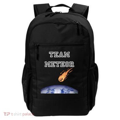Team Meteor Crashing Into Planet Backpack