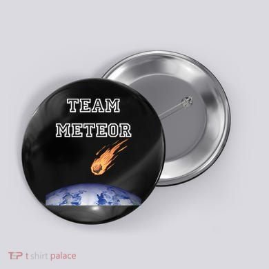 Team Meteor Crashing Into Planet Button