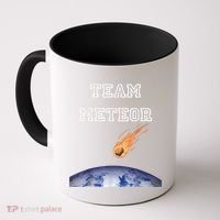 Team Meteor Crashing Into Planet Coffee Mug thumb 0