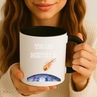 Team Meteor Crashing Into Planet Coffee Mug thumb 3