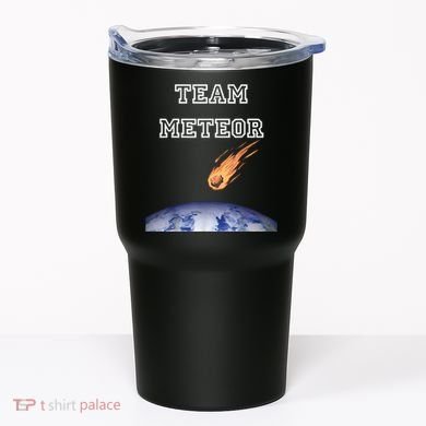 Team Meteor Crashing Into Planet Tumbler