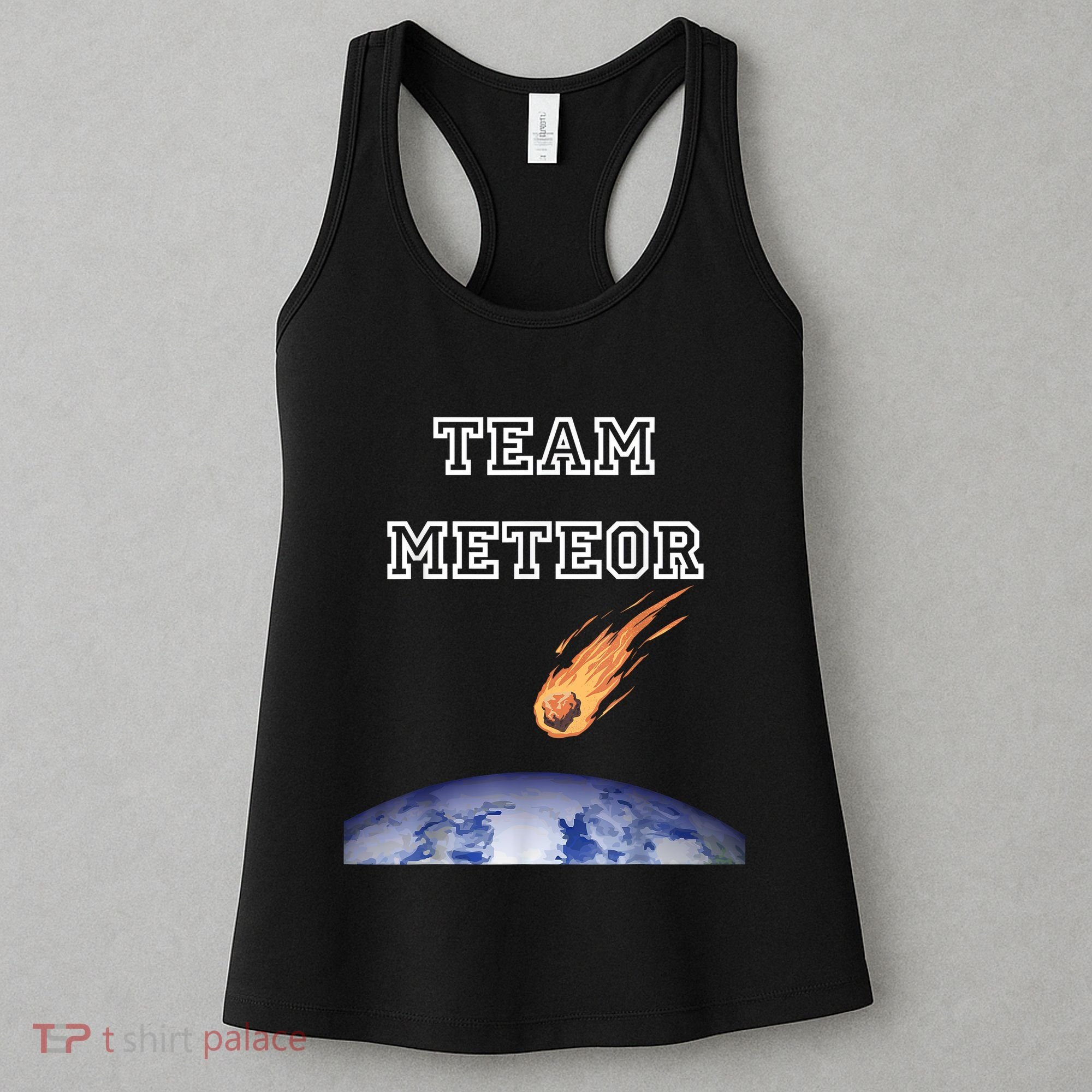 Team Meteor Crashing Into Planet Women's Tank Top