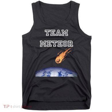 Team Meteor Crashing Into Planet Tank Top