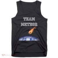 Team Meteor Crashing Into Planet Tank Top thumb 0