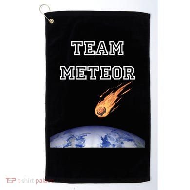Team Meteor Crashing Into Planet Golf Towel