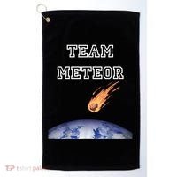 Team Meteor Crashing Into Planet Golf Towel thumb 0