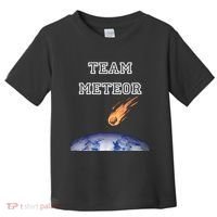 Team Meteor Crashing Into Planet Toddler T-Shirt thumb 0
