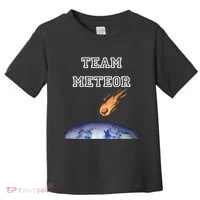 Team Meteor Crashing Into Planet Toddler T-Shirt thumb 0