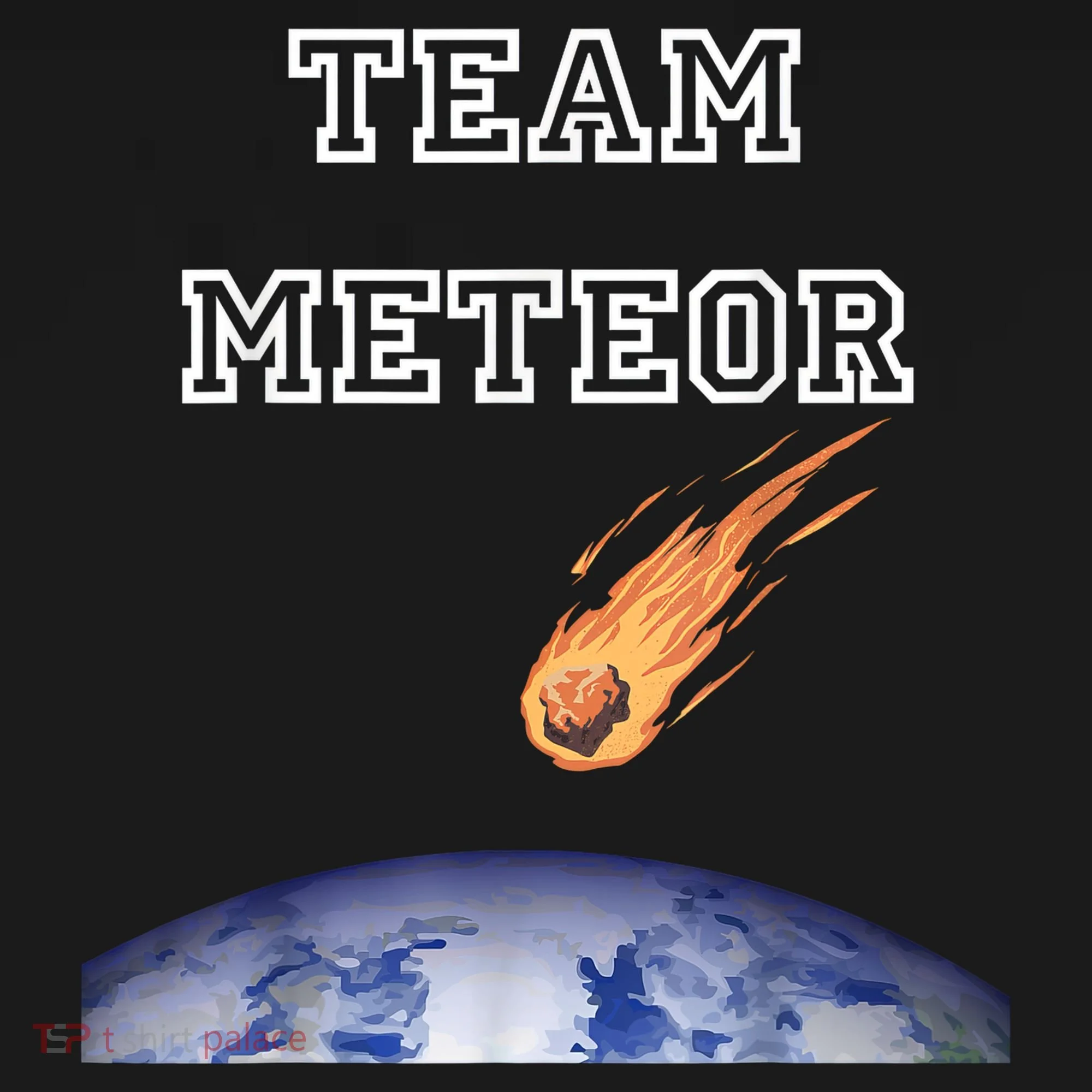 Team Meteor Crashing Into Planet Toddler T-Shirt