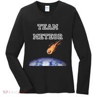 Team Meteor Crashing Into Planet Women's Long Sleeve Shirt thumb 0
