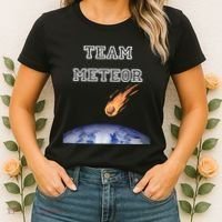 Team Meteor Crashing Into Planet Women's T-Shirt thumb 2