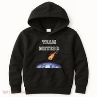 Team Meteor Crashing Into Planet Kids Hoodie thumb 0