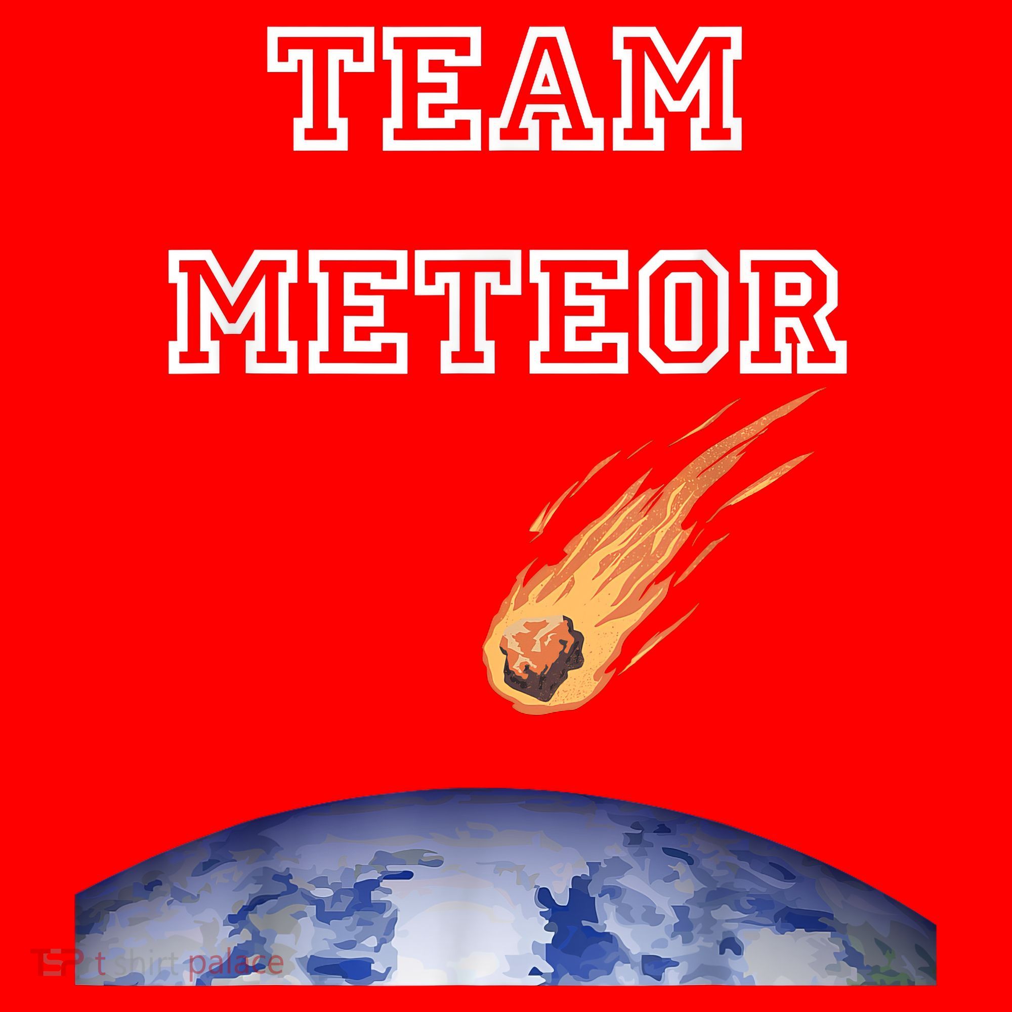 Team Meteor Crashing Into Planet Santa Hat