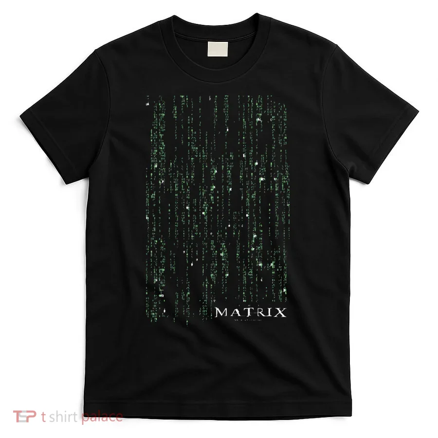 The Matrix Classic Coding Drop Poster T-Shirt