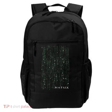 The Matrix Classic Coding Drop Poster Backpack