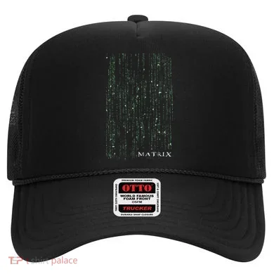 The Matrix Classic Coding Drop Poster Hat