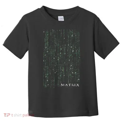The Matrix Classic Coding Drop Poster Toddler T-Shirt