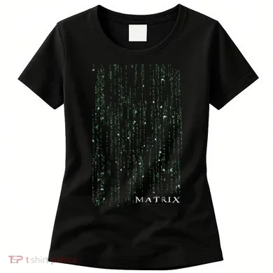 The Matrix Classic Coding Drop Poster Women's T-Shirt