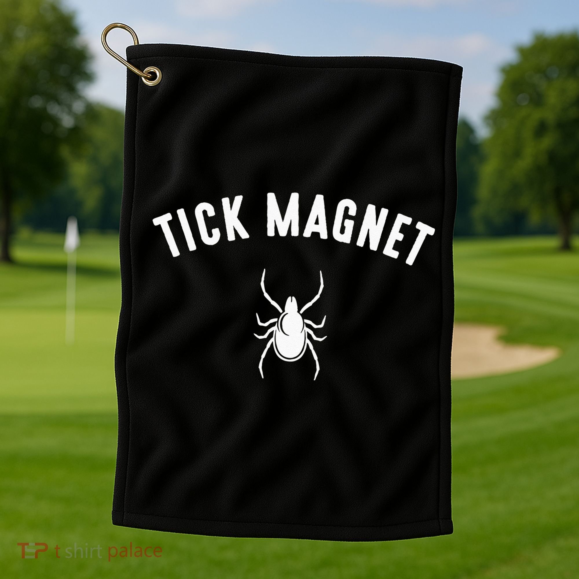 tick magnet Camping Tick Magnet Golf Towel