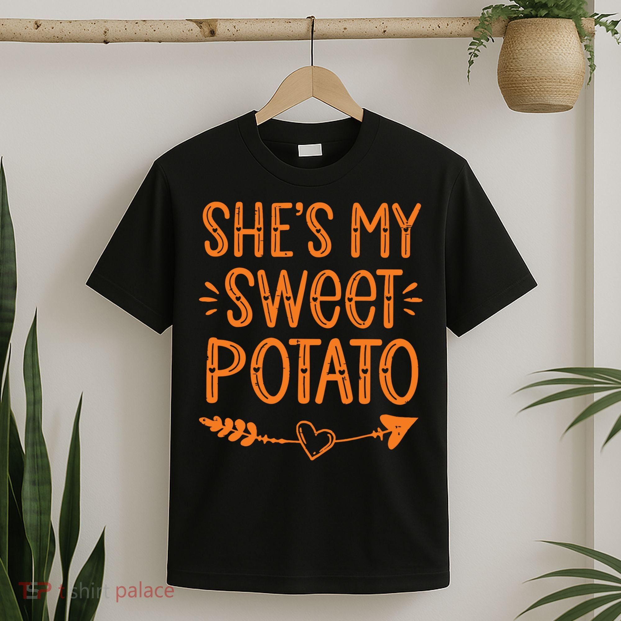 Thanksgiving Matching Couples SheS My Sweet Potato I Yam T-Shirt