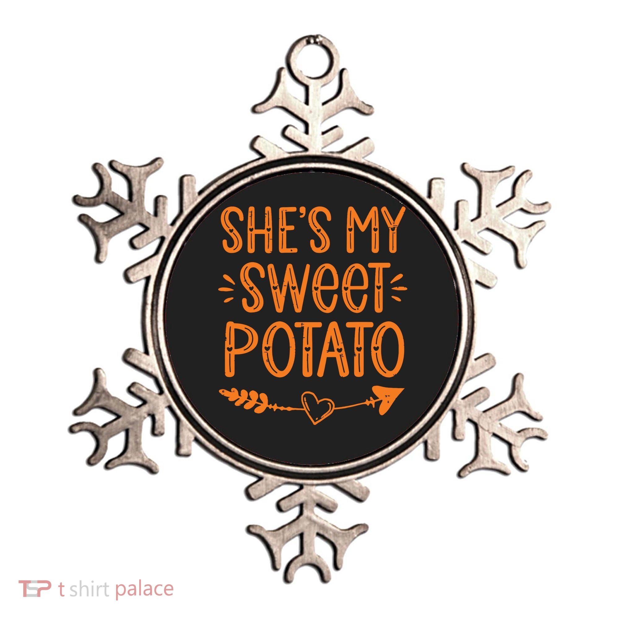 Thanksgiving Matching Couples SheS My Sweet Potato I Yam Ornament