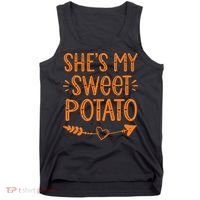 Thanksgiving Matching Couples SheS My Sweet Potato I Yam Tank Top thumb 0