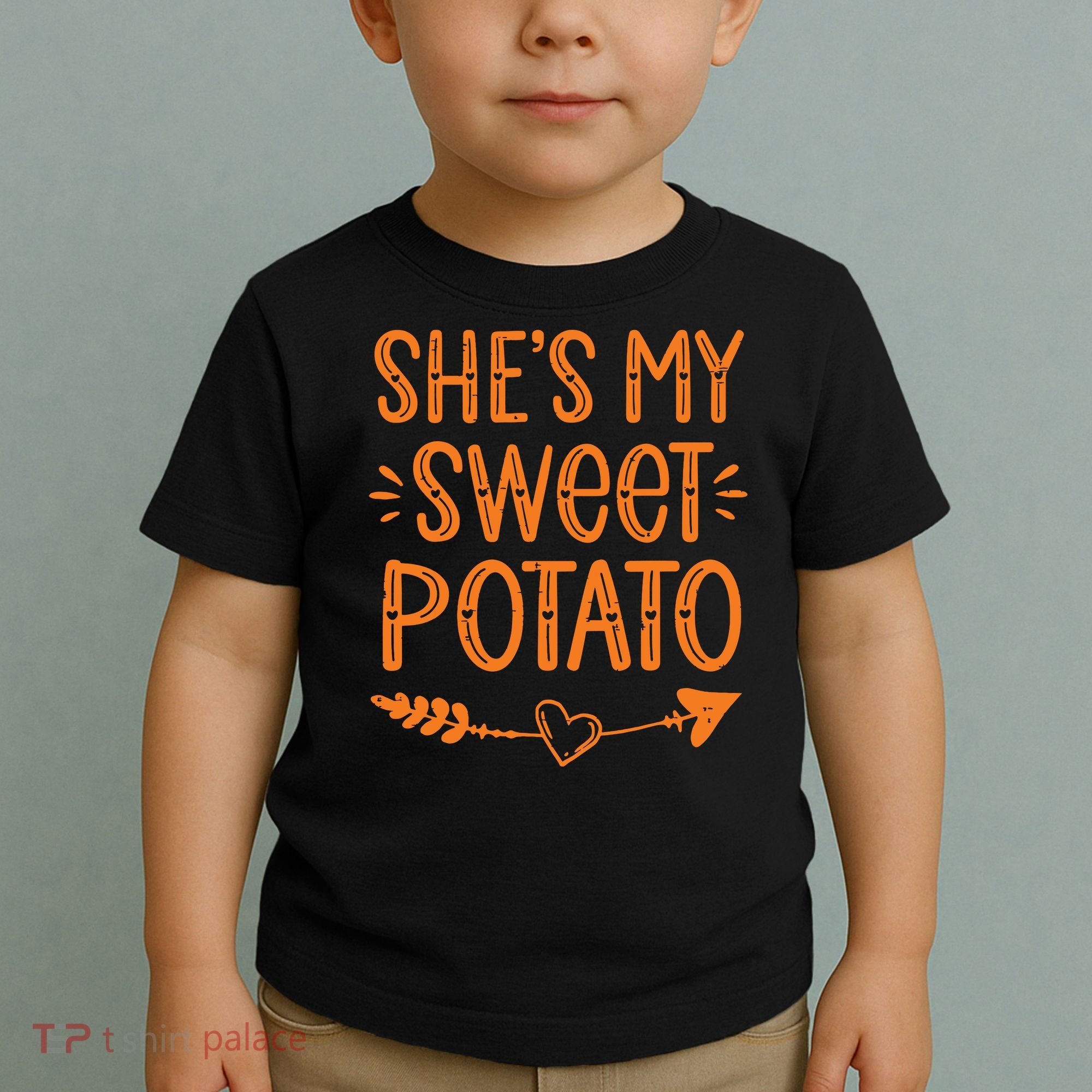 Thanksgiving Matching Couples SheS My Sweet Potato I Yam Toddler T-Shirt