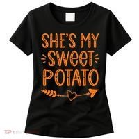 Thanksgiving Matching Couples SheS My Sweet Potato I Yam Women's T-Shirt thumb 0