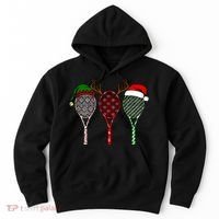 Tennis Merry Chistmas 3 Tennis Racket Christmas Hoodie thumb 0