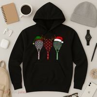 Tennis Merry Chistmas 3 Tennis Racket Christmas Hoodie thumb 3