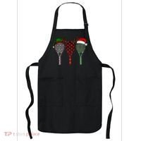 Tennis Merry Chistmas 3 Tennis Racket Christmas Apron thumb 0