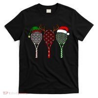 Tennis Merry Chistmas 3 Tennis Racket Christmas T-Shirt thumb 0