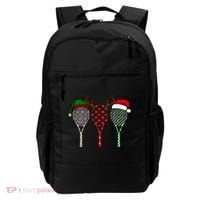 Tennis Merry Chistmas 3 Tennis Racket Christmas Backpack thumb 0
